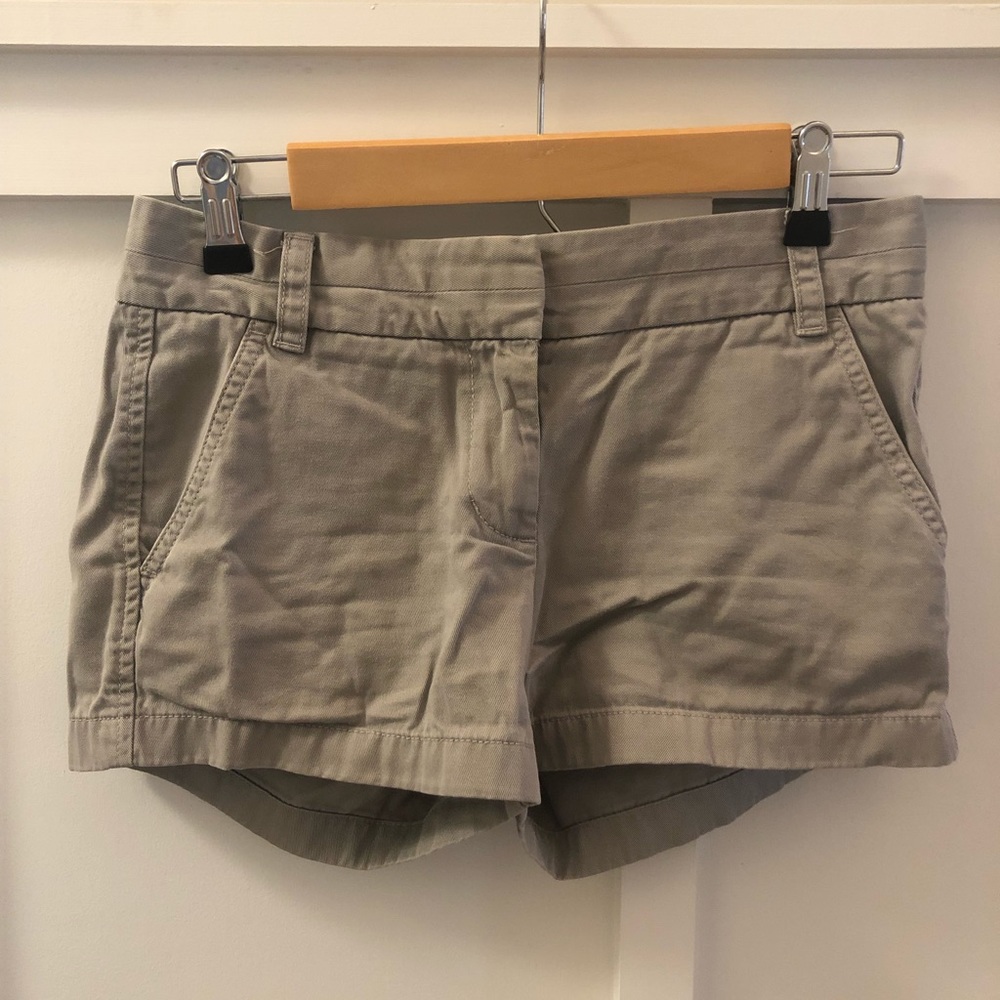 J Crew gray chino shorts
